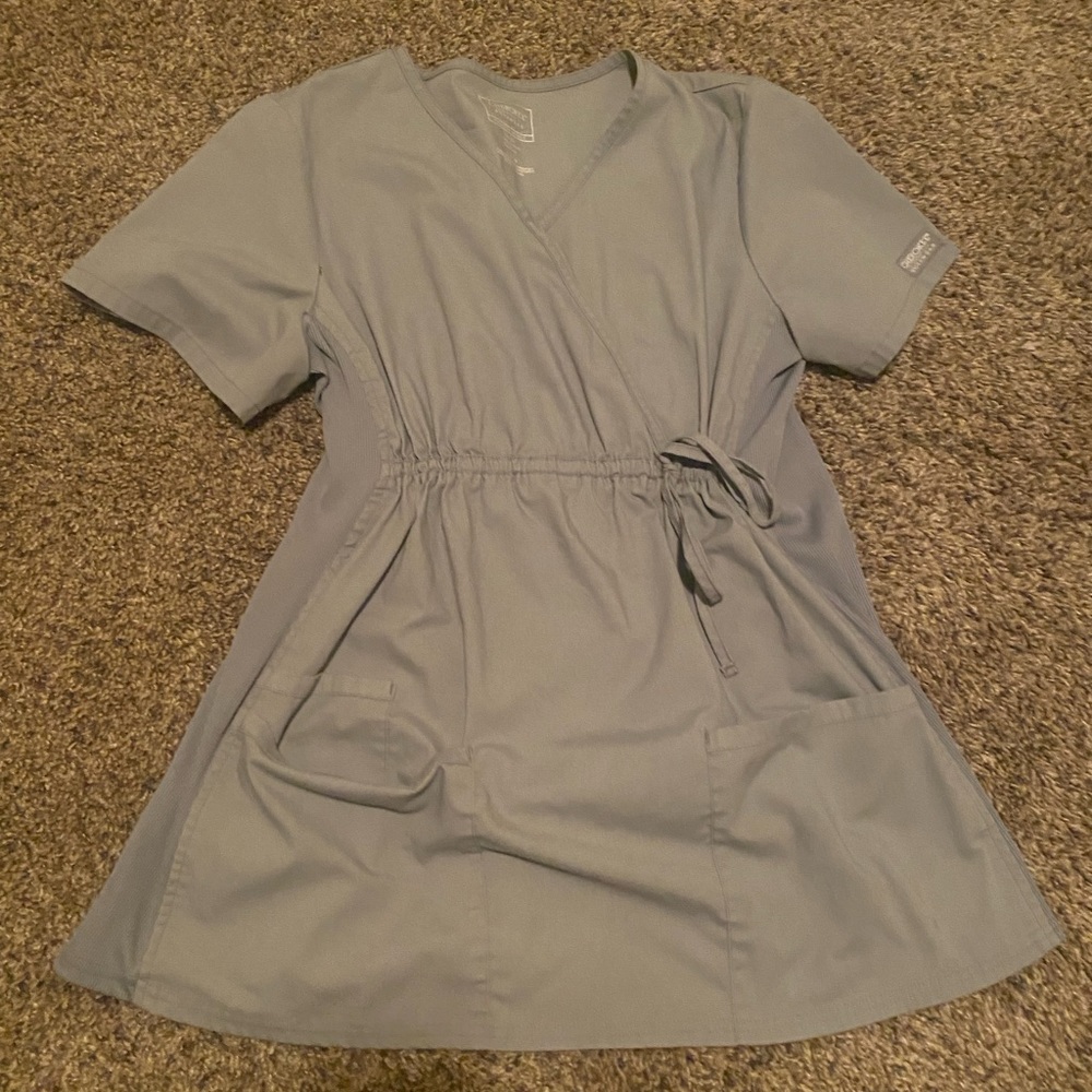 Cherokee Maternity Scrub Set Medium Top, Small Tall Pants